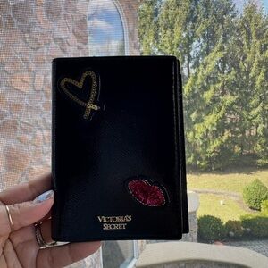 Victoria's Secret Black Passport Holder
